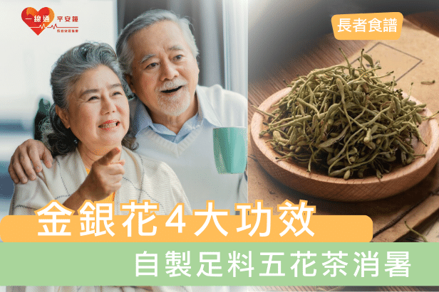 金銀花4大功效 | 自製足料五花茶消暑